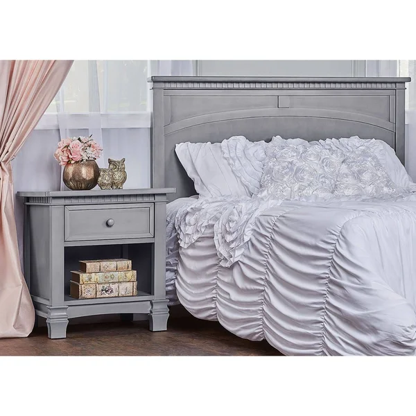 Evolur Cheyenne Night Stand, Stormy Grey