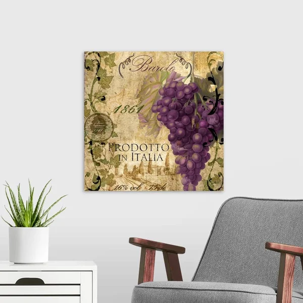 Vino Italiano II, Canvas Wall Art, 20x20, Great Big Canvas