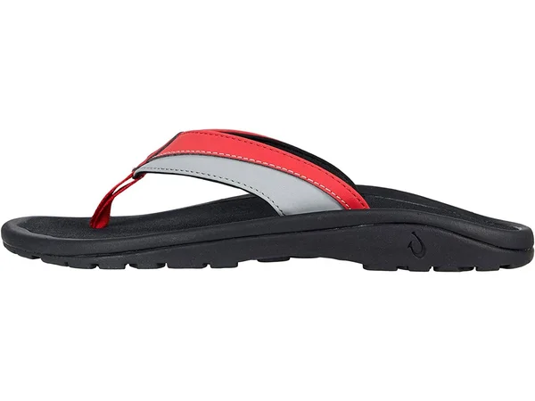 Olukai &Ohana Koa - Men's Sandals Lychee Red/Poi - 18