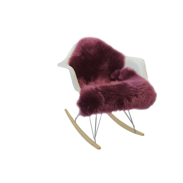 New Zealand Natural Shearling Sheepskin Rug - Big - Green