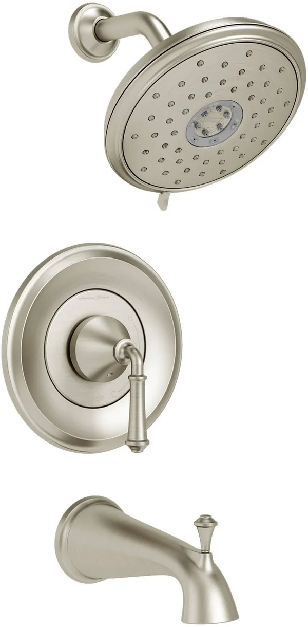 American Standard TU052.502 Delancey Tub and Shower Trim Package with - Brushed Nickel