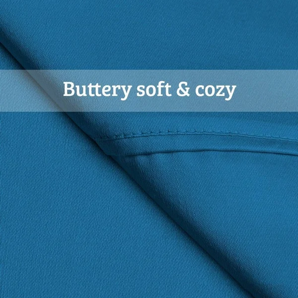 Porch & den Lost Luxury Premium 1800 Series Ultra-Soft Collection Sheet Set Burgundy Queen