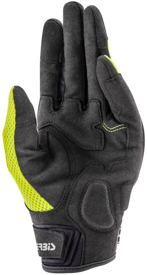 Acerbis Ramsey My Vented Motorcycle Gloves, black-yellow, Size M