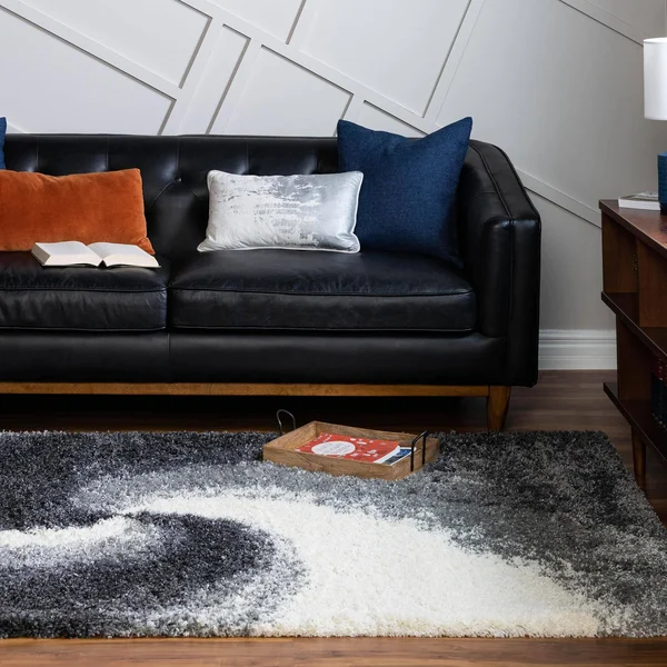 Soft Touch Shag Smoke Gray 5x8 Area Rug