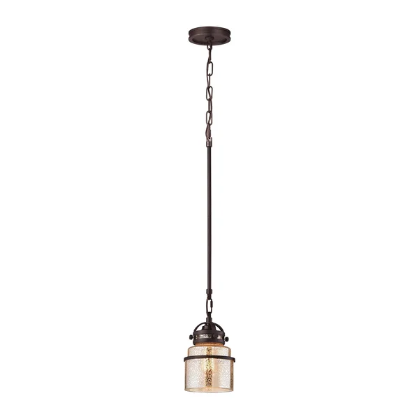 Elk Lighting 16373/1 Gramercy 1 Light Pendant in Oil Rubbed Bronze