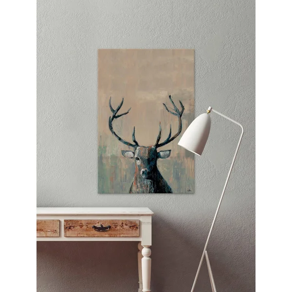 Marmont Hill What Up Buck Canvas Wall Art, Size: 60 inch x 40 inch