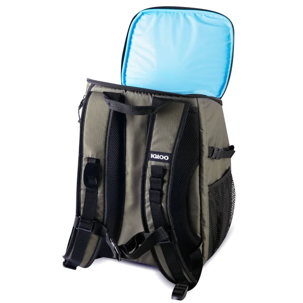 Igloo Gizmo Durable & Adjustable Insulated 30 Can Cooler Backpack - Camouflage
