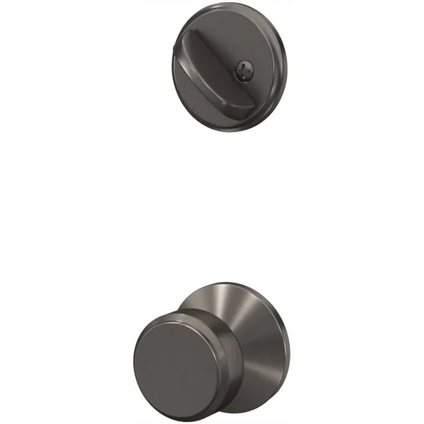 Schlage Fc59-bwe-kin Custom Bowery Single Cylinder Sectional Interior Pack, Black