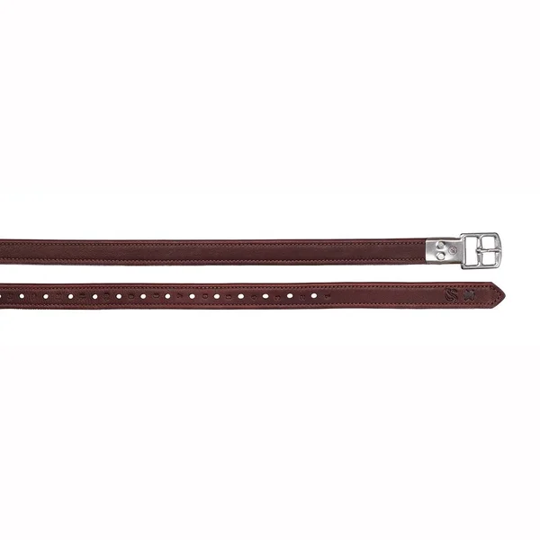 Bates Luxe Stirrup Leathers Brown - 58