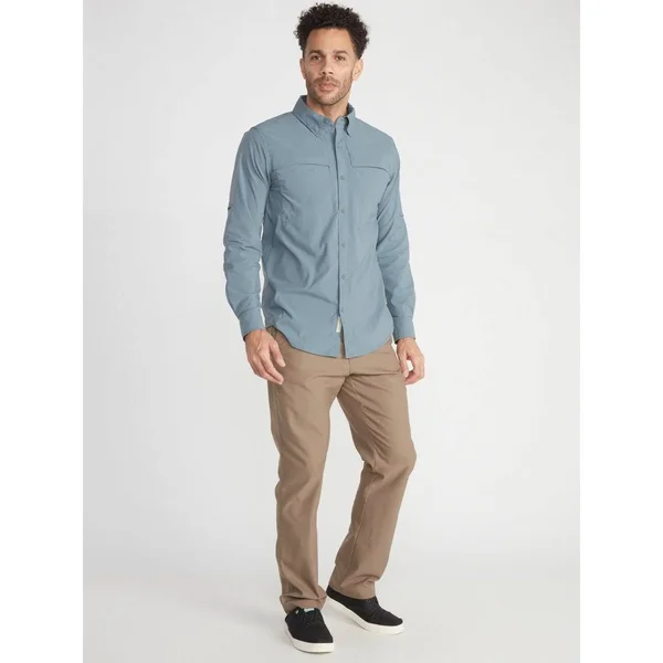 ExOfficio Men's Tellico LS Shirt - XXL - Stormy Weather
