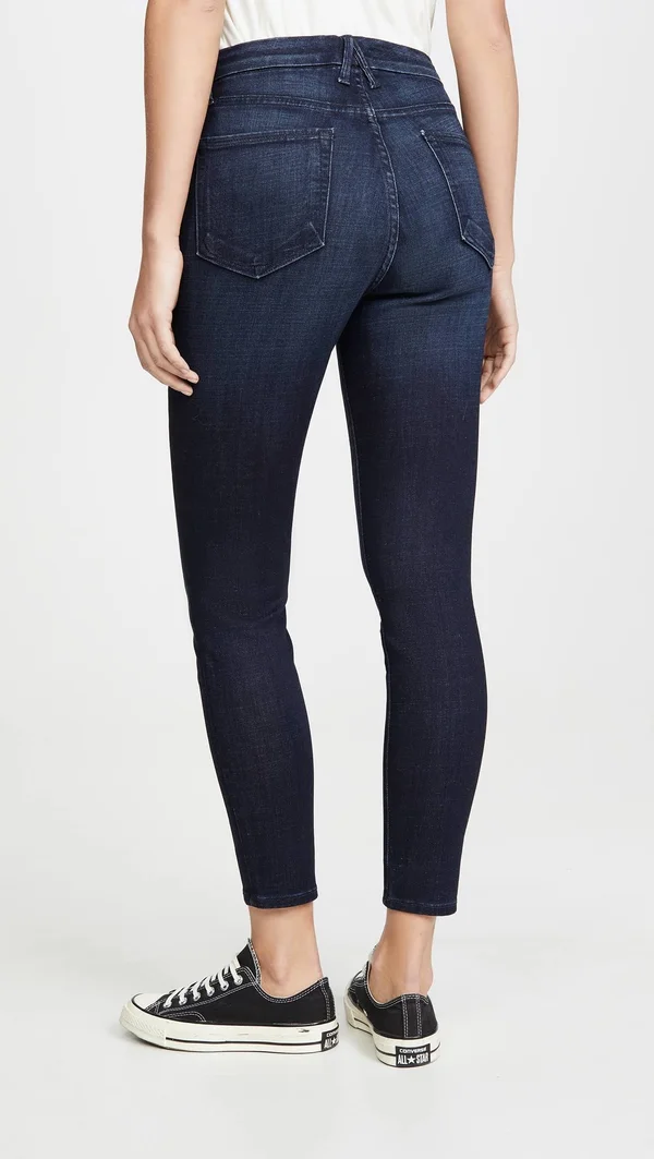 Good American Good Waist Crop Skinny Jeans Blue025 22