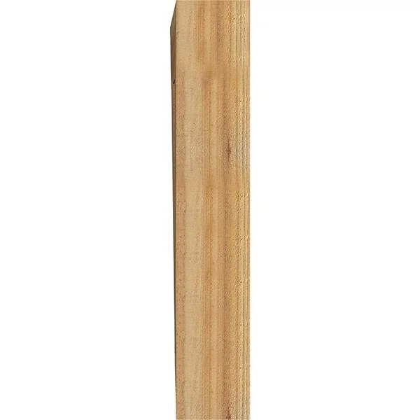 Ekena Millwork BKT06X26X34MRC01RWR 6x22W x 26x22D x 34x22H Merced Traditional Rough Sawn BRACKET - Western Red Cedar