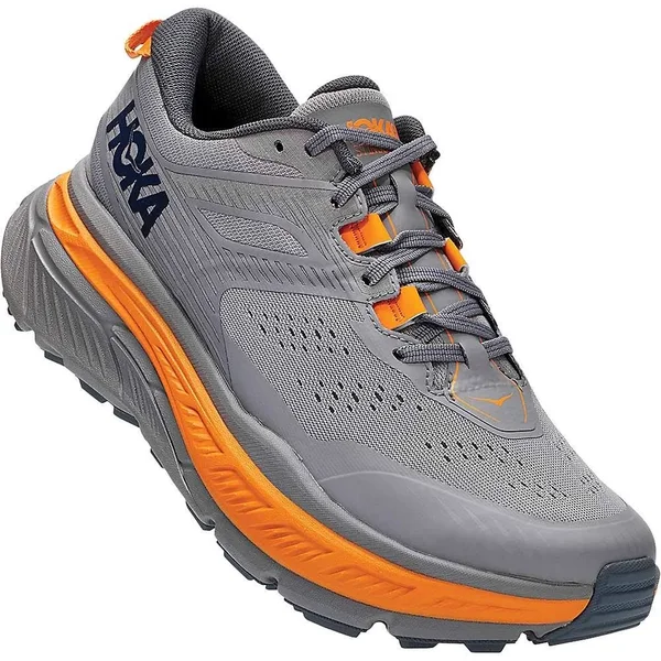 Hoka One One Men's Stinson ATR 6 Trail-Running Shoes Gray 8