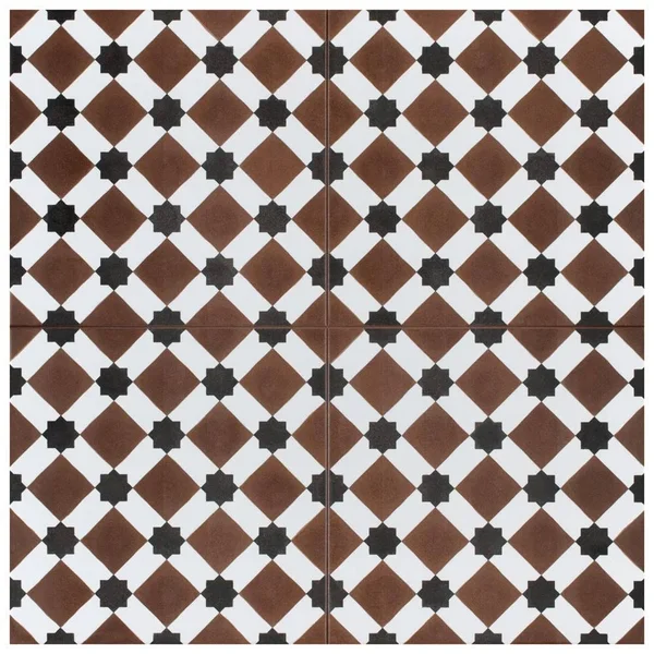 Merola Tile Henley Rojo Encaustic 17-5/8 in. x 17-5/8 in. Ceramic Floor and Wall Tile (11.02 Sq. ft., Case), Red/Black and Whit