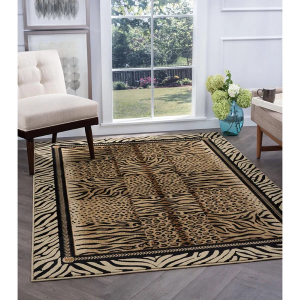 Bliss Rugs Serena Contemporary Indoor Area Rug, Size: 5& x 7&