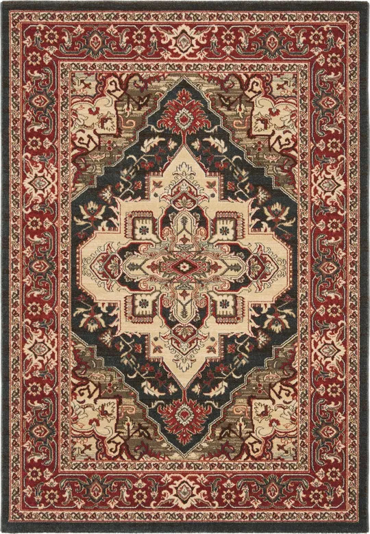 Safavieh Mahal MAH678C Navy/Red 8& x 11& Area Rug