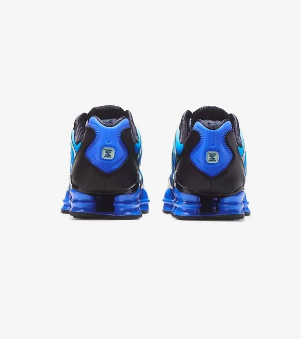 Nike Mens Shox TL - Running Shoes Black/Green/Blue Size 09.0