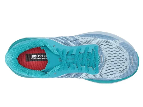 Salomon Women's Sonic RA Max 2 Running Shoes Cashmere Blue, Bluebird, Illusion Blue 9