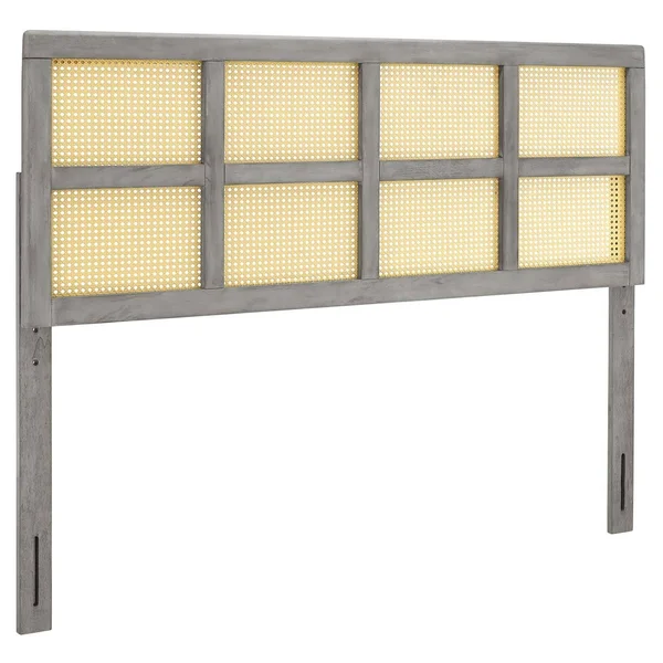 Modway Luana Cane Full Headboard - Gray