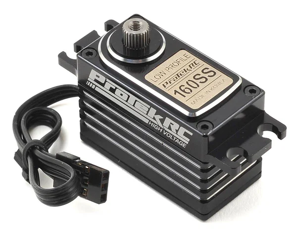 Protek RC 160SS Low Profile Super Speed Metal Gear Servo High Voltage/Metal Case