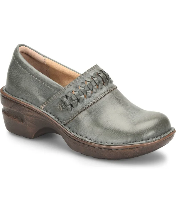 B.O.C. Women's Peggy Comfort Clog - Blue Polyurethane