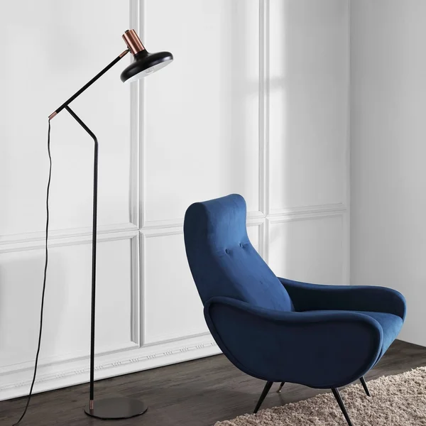 Safavieh Amia Black & Antique Copper Floor Lamp