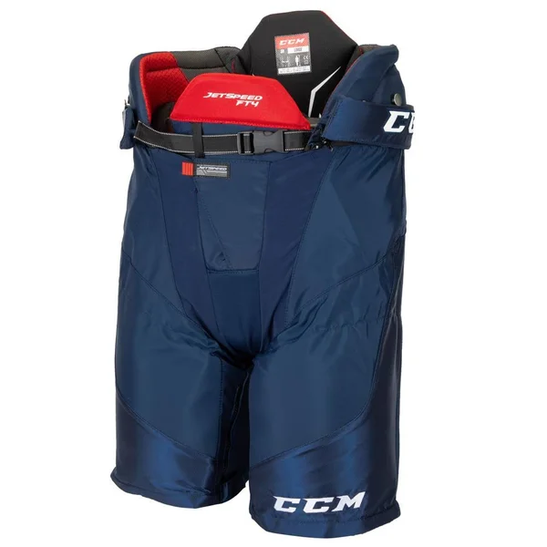 CCM Jetspeed FT4 Ice Hockey Pants - Junior - Navy - L