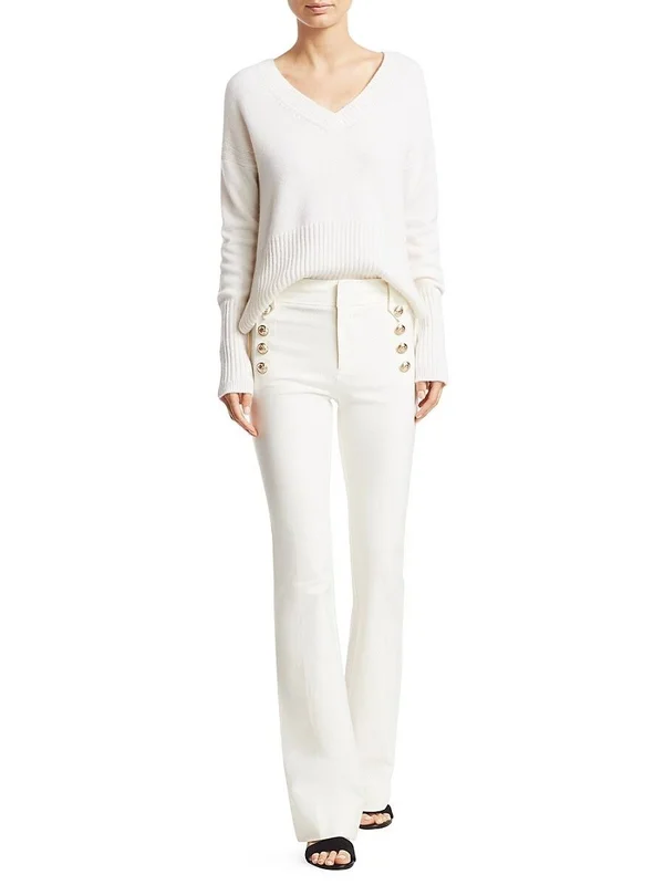 Derek Lam 10 Crosby Women's Robertson Flare Pants - Midnight Blue - Size 0