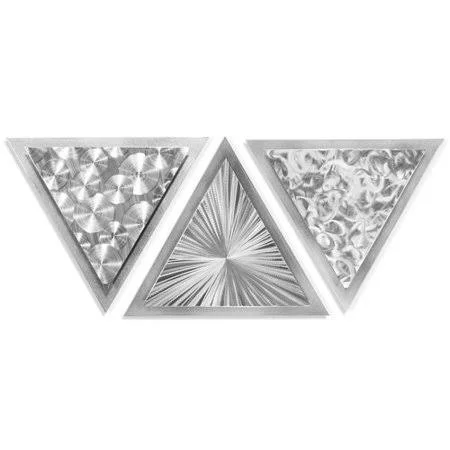 Orren Ellis 3 Piece Motion Angles Metal Wall D Cor Set