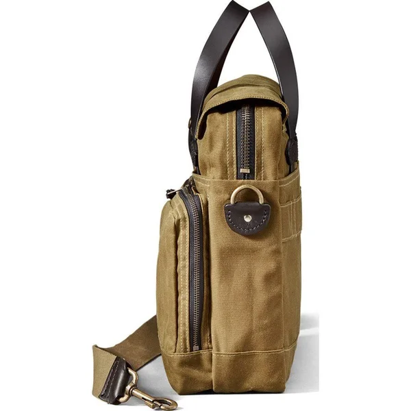 Filson 24 Hour Tin Briefcase Dark Tan