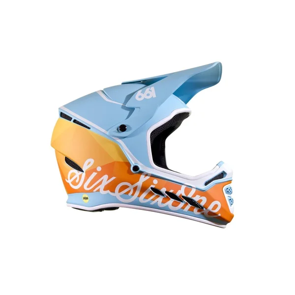 SixSixOne Reset MIPS Helmet - 2XS - Geo Blorange