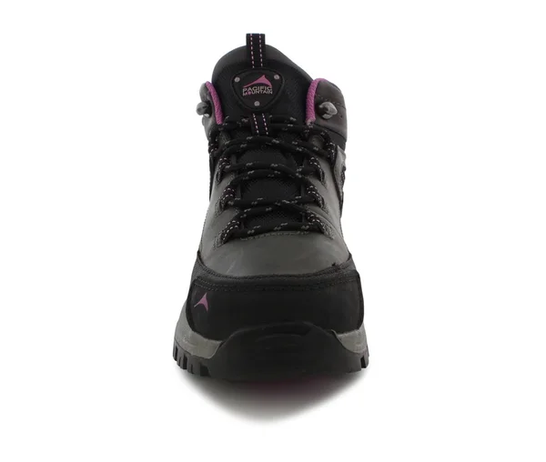 Pacific Mountain Youth Kingston Jr Waterproof Mid Hiking Boots - Charcoal 11