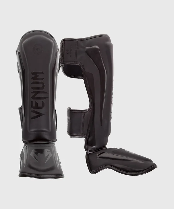 Venum Elite Standup Shin Guards, Black