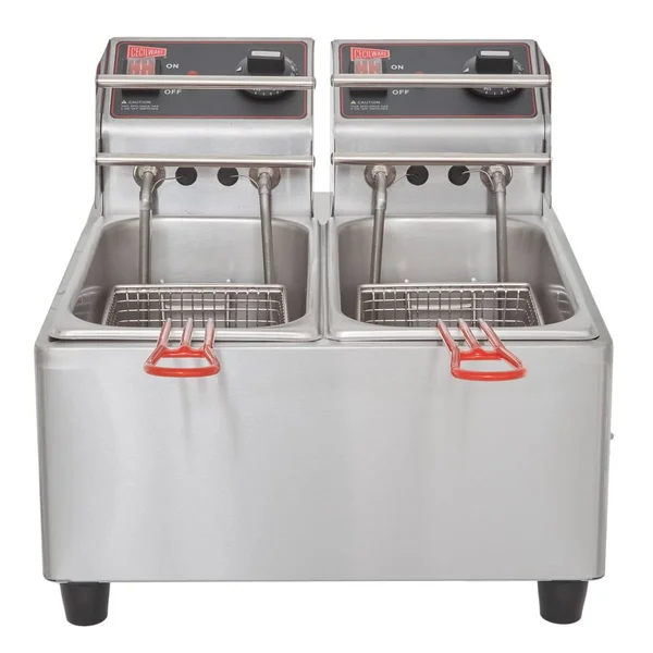 Grindmaster EL2X6 Fryer - Electric, Countertop, Split Pot