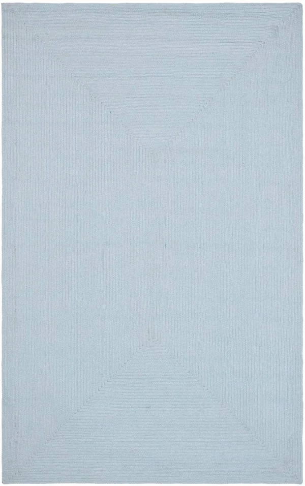 Safavieh 5& x 8& Braided BRD176A Light Blue Rug