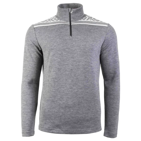 Dale of Norway Cortina Basic Masculine Sweater - Men's Smoke/Black - XL