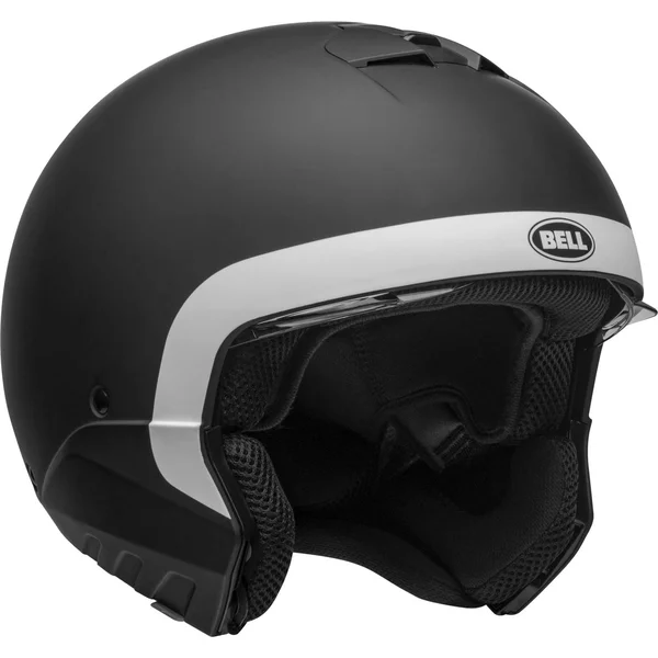 Bell Broozer Cranium Helmet - Matte Black/White - 2XL