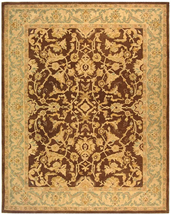 Safavieh Anatolia Brown/Tan Area Rug; Round 4&
