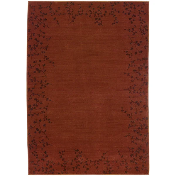 Oriental Weavers Allure 004C1 Red/Brown Area Rug