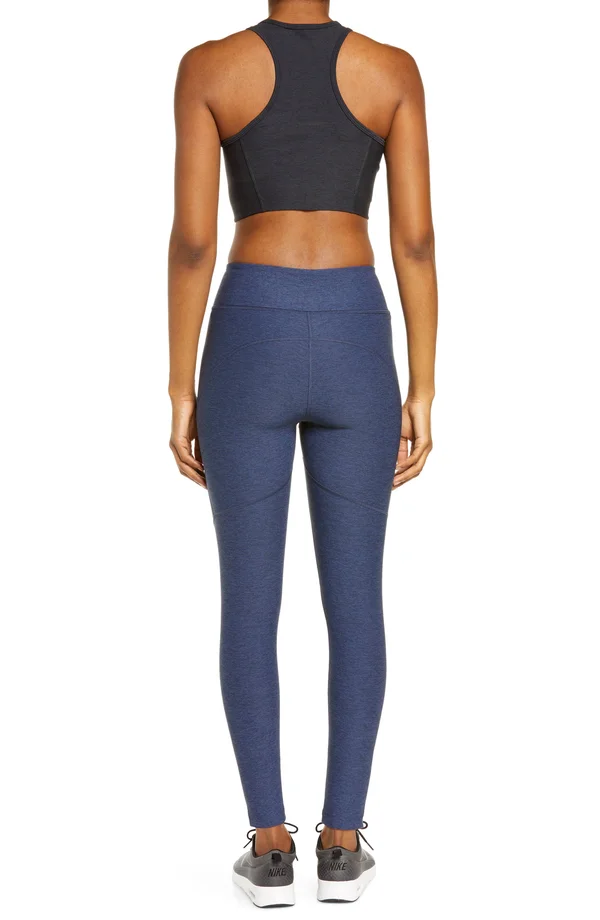 Outdoor Voices Pants & Jumpsuits, Nwt Outdoor Voices 34 Two-Tone Leggings, Color: Black/Blue, Size: S, Poshfactore&s Clo
