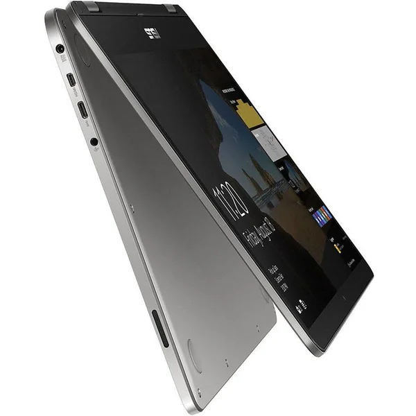 ASUS VivoBook Flip 14 TP401NA WH21T 14″ Convertible Notebook - Pentium N4200 1.1 GHz - 4 GB RAM - 64 GB SSD - Light Gray