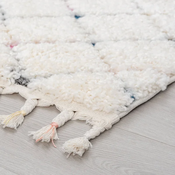 Alise Rugs Wilbury Shag Contemporary Geometric Area Rug - Cream/Multi-Color - 5'3'' x 7'3''
