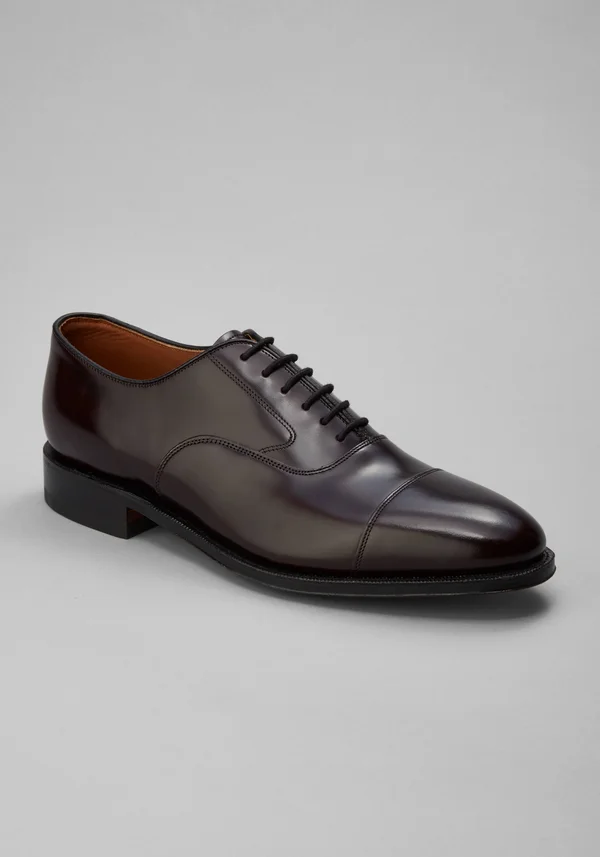 Men's Johnston & Murphy Melton Cap Toe Oxford, Size: 8.5, Red