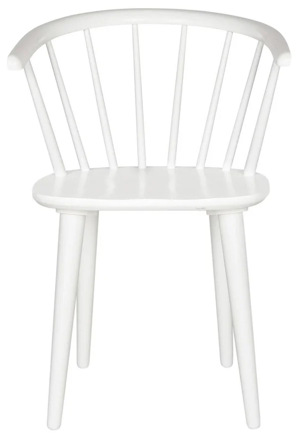 Safavieh Blanchard Curved Spindle Side Chair - Set of 2 White