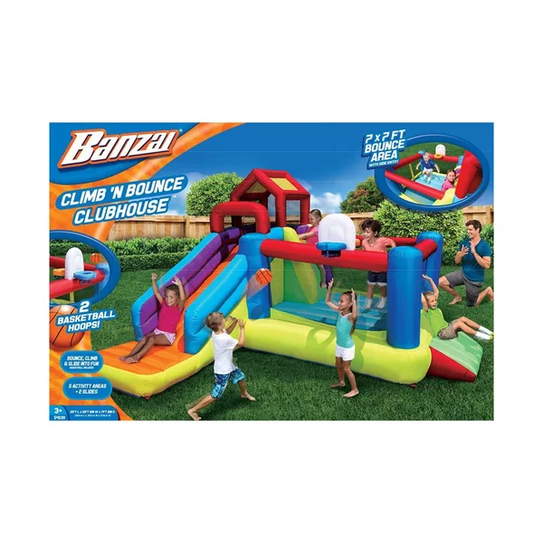 Banzai Climb &n Bounce Clubhouse Bounce House