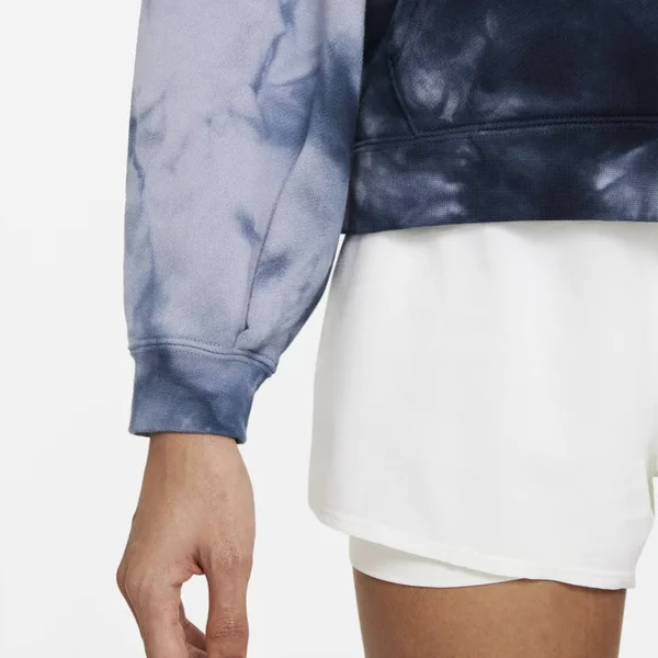 Women's Nike Court Tie-Dye Tennis Hoodie - Size: Large, Med Purple
