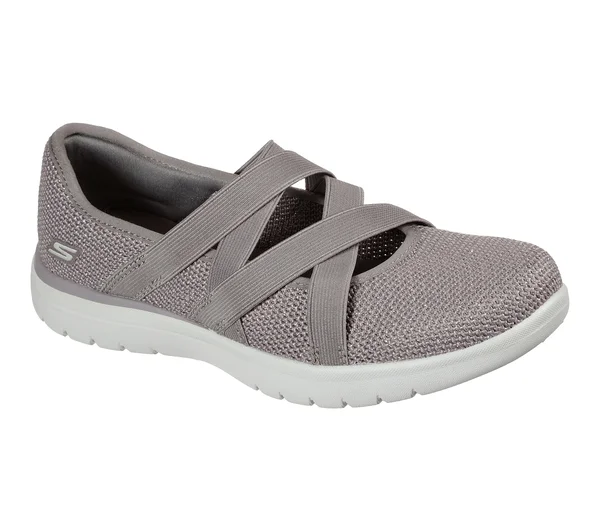 Skechers Women's On-The-Go Flex - Renewed Mary Janes - Taupe, 9.0