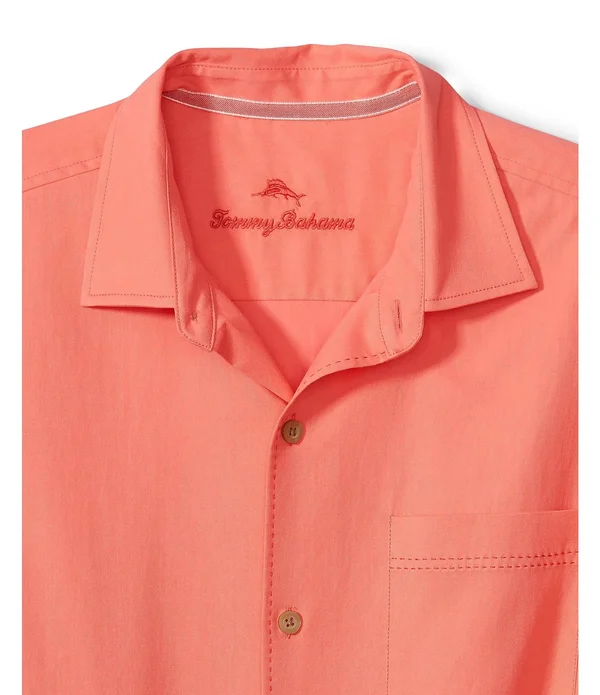 Tommy Bahama Catalina Stretch Twill Short-Sleeve Woven Shirt - M