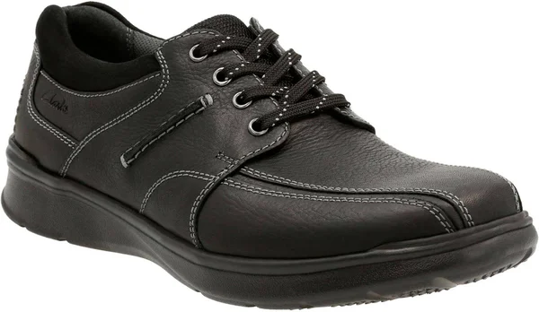 Clarks Cotrell Walk (Black Oily) Men's Shoes