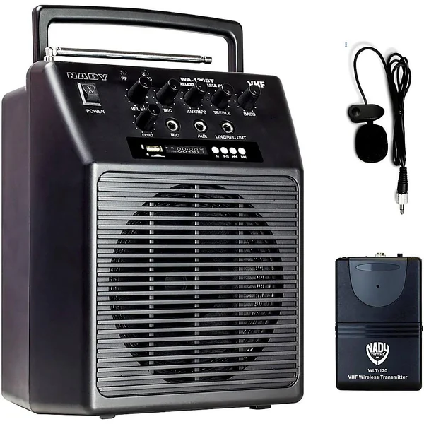 Nady WA-120BT LT Portable Wireless PA System Regular 190839680853 - 8.3 x 10.6 x 5.4 in